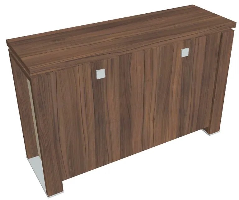 Dulap mic Verno+ S 140 x 46 x 90 cm, nuc / vanilie