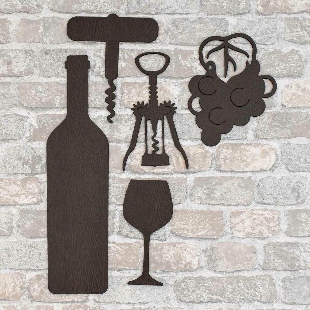 DUBLEZ | Decorațiune din lemn - Vin