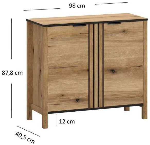 Dulap Hemos (stejar evoke) . 1116851