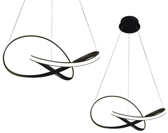 Lustră LED pe cablu CAPPIO LED/36W/230V neagră