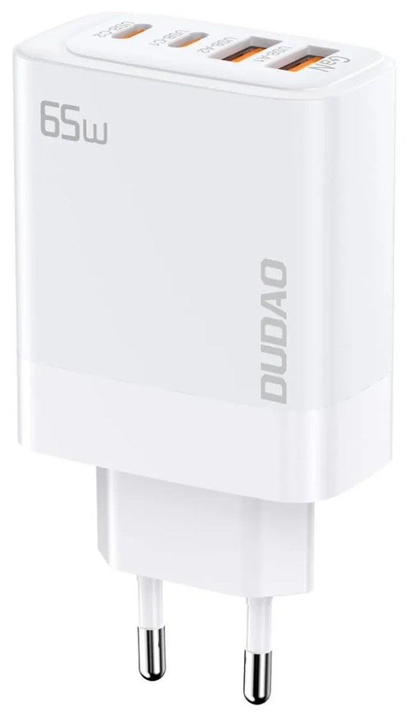Incarcator retea GaN 2xUSB-A si 2xTypeC,PD,65W DUDAO 156313