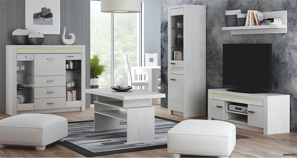 Vitrina, frasin alb, INFINITY I-05