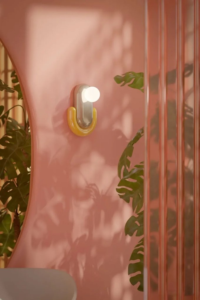 Aplica din ceramica design italian realizata manual Eclair