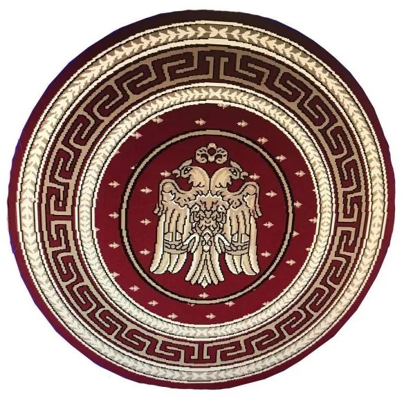 Covor cerc - Vultur Bicefal Selectează mărime: 100 X 100