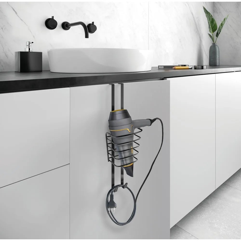 Suport metalic de agățat pentru uscător de păr Origin - Metaltex