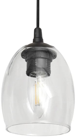 Lustră pe cablu BRILLANT 3xE27/15W/230V transparentă