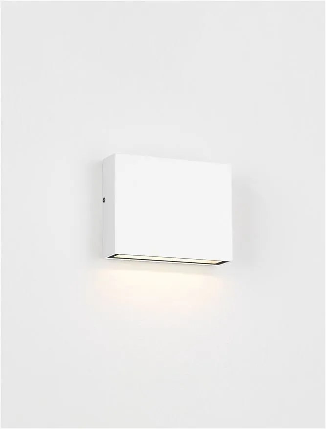 Aplica LED iluminat exterior ambiental IP54 TICK alba