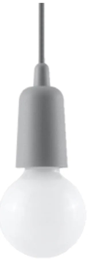 Corp de iluminat gri ø 5 cm Rene – Sollux