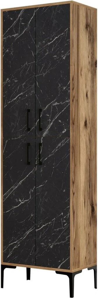 Dulap Berlin Walnut și Negru
