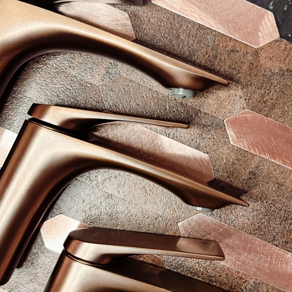 Baterie pentru bideu Rea AVALON Copper Brush