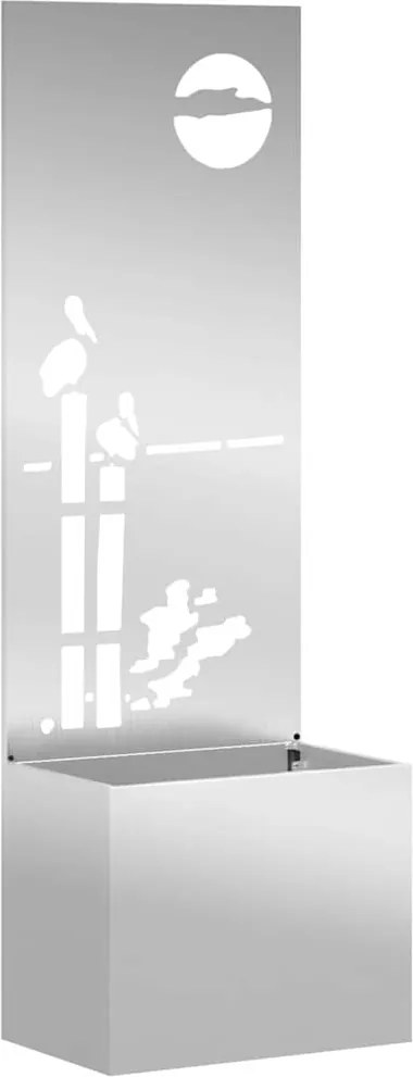 vidaXL Ecran de intimitate pentru grădină Argintiu 50 x 32 x 150 cm