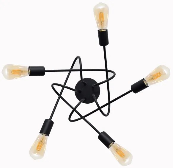 Lustr pentru copii OXFORD 5xE27/15W/230V montat pe tavan