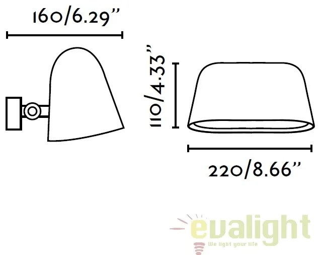 Aplica de perete LED pentru exterior, IP44 SENTINEL 75099