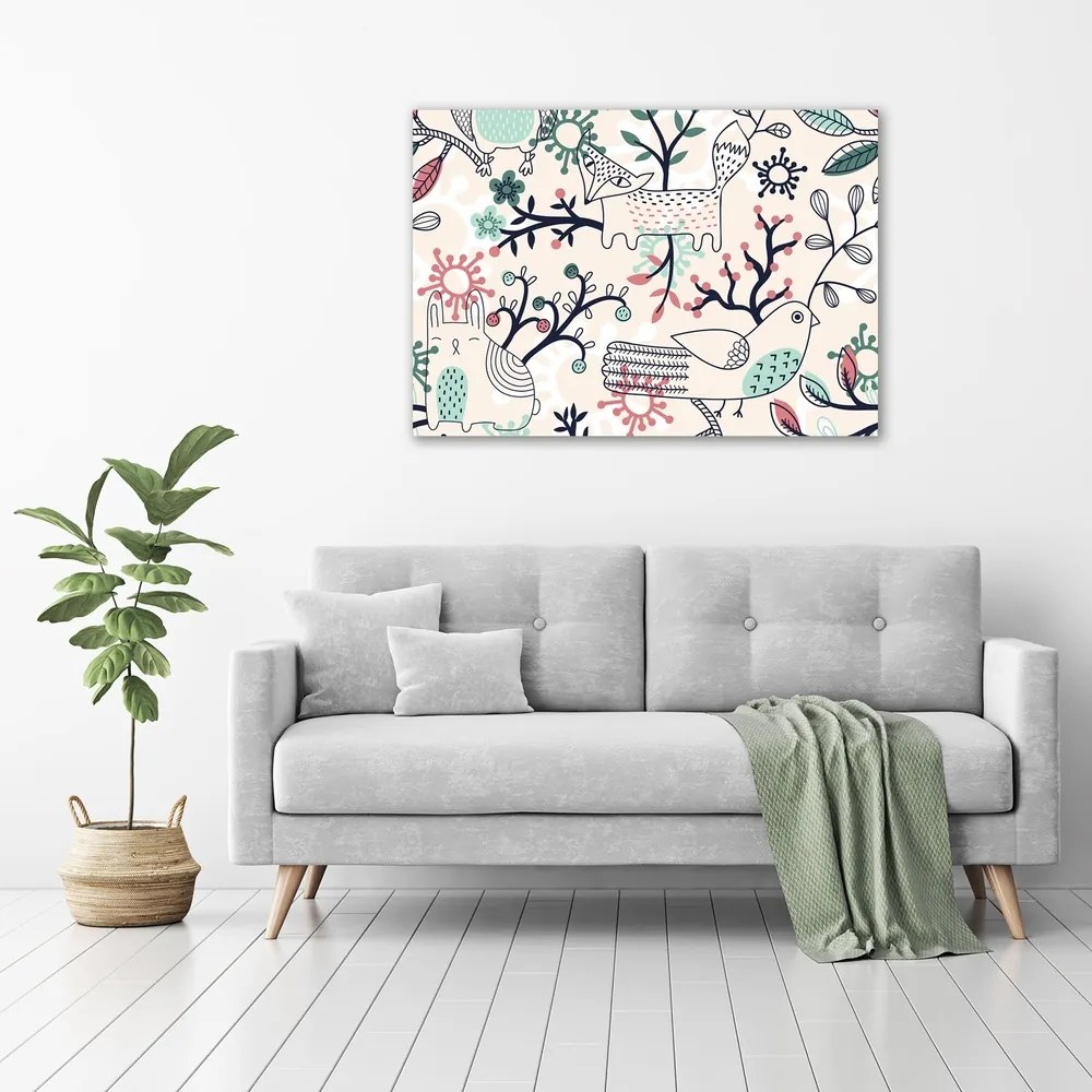 Imprimare tablou canvas Animale și flori