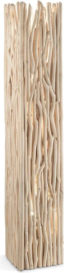 Lampadar design deosebit din lemn natur DRIFTWOOD PT2 180946