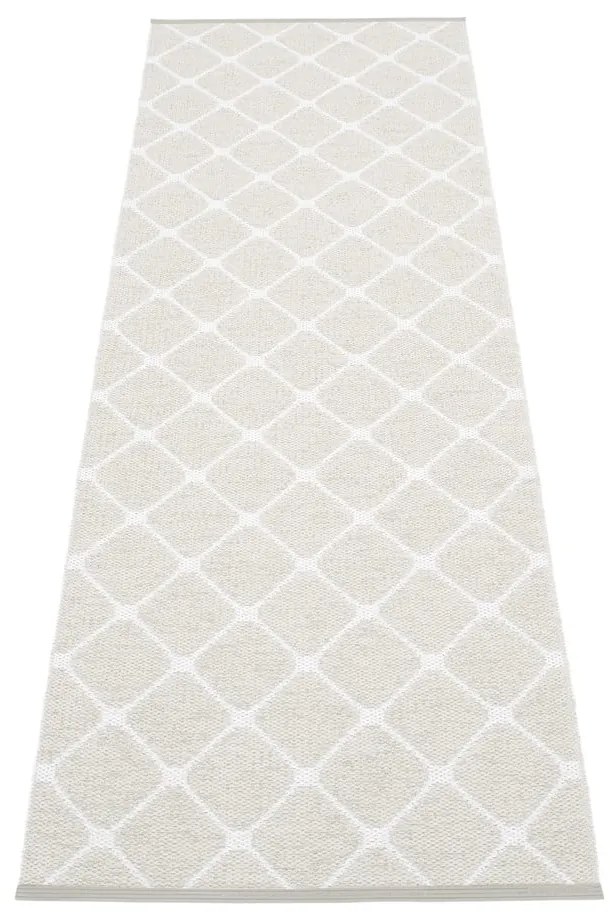 Covor tip traversă pentru interior și exterior gri deschis/crem 70x240 cm Rex Fossil – Pappelina