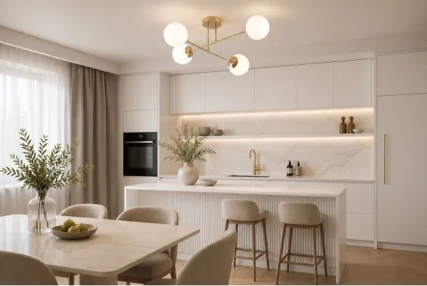 Brilagi - Lustru aplicat MILO 4xE27/60W/230V auriu
