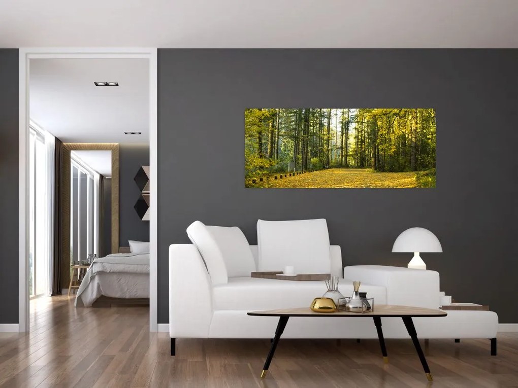 Tablou - pădurea toamna (120x50 cm)