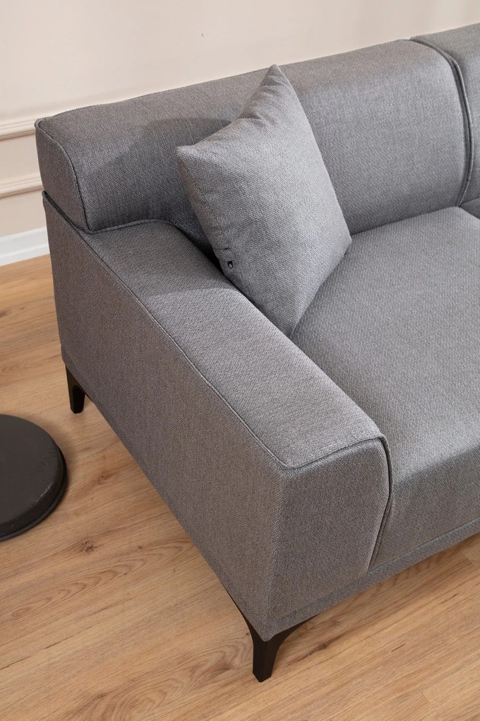 Canapea de colț Petra R Corner - Light Grey