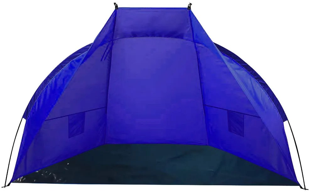 Cort semi-deschis, albastru