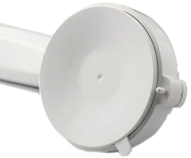 Spirella Bară de sprijin pentru baie cu ventuze șiindicator SAFE, albă, 40 cm