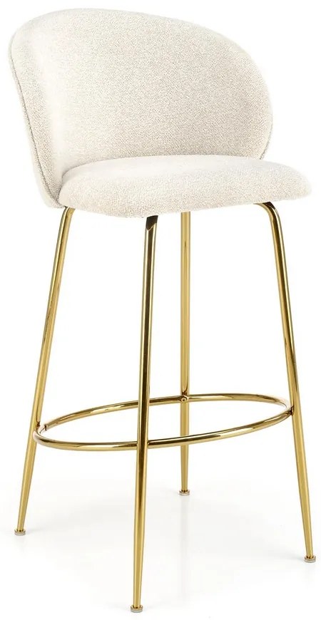 Scaun de bar Barry, crem
