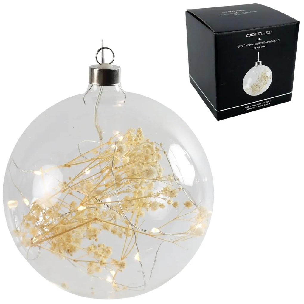 Glob decorativ cu LED TANIA 16 cm