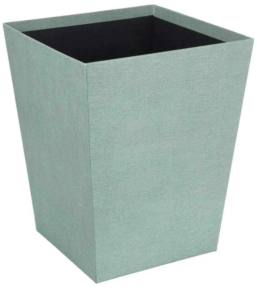 Coș de gunoi albastru-verde pentru birou Sofia Canvas Paper Laminate – Bigso