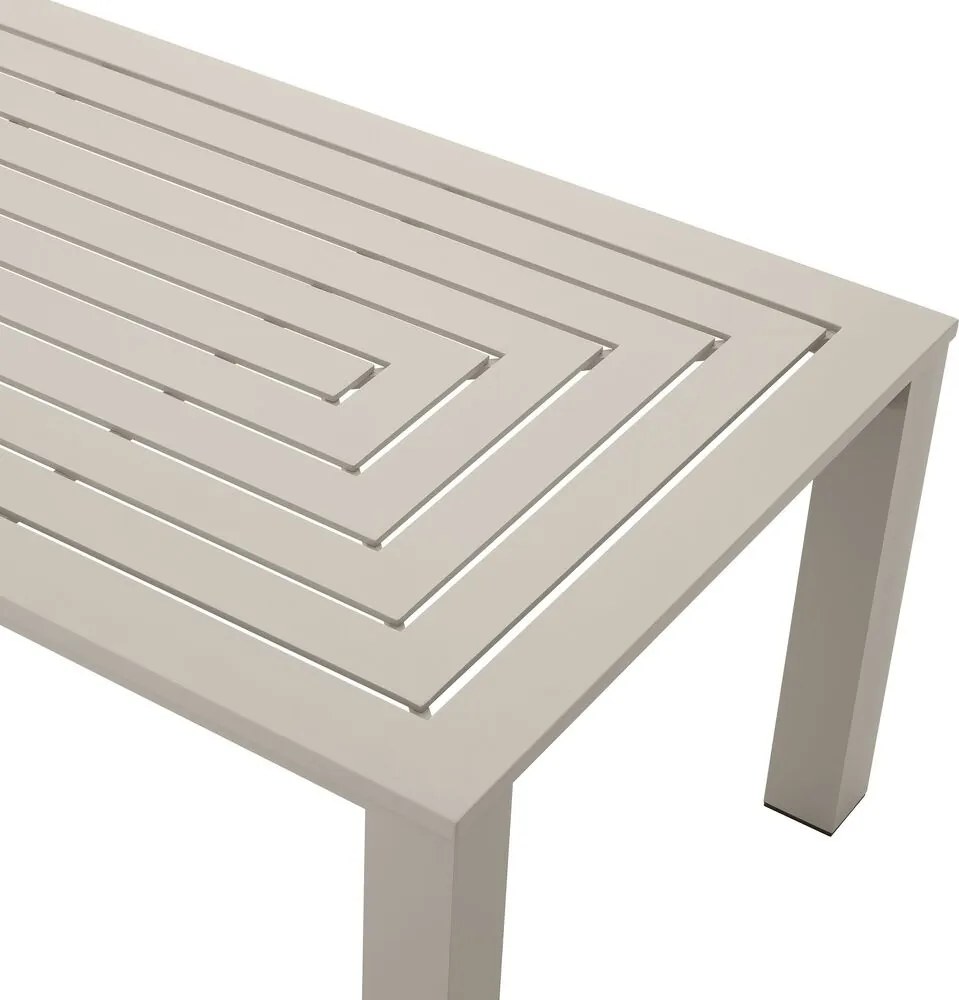Masa pentru interior/ exterior design LUX din aluminiu Vistamar sand, 240x105cm 113649 HZ
