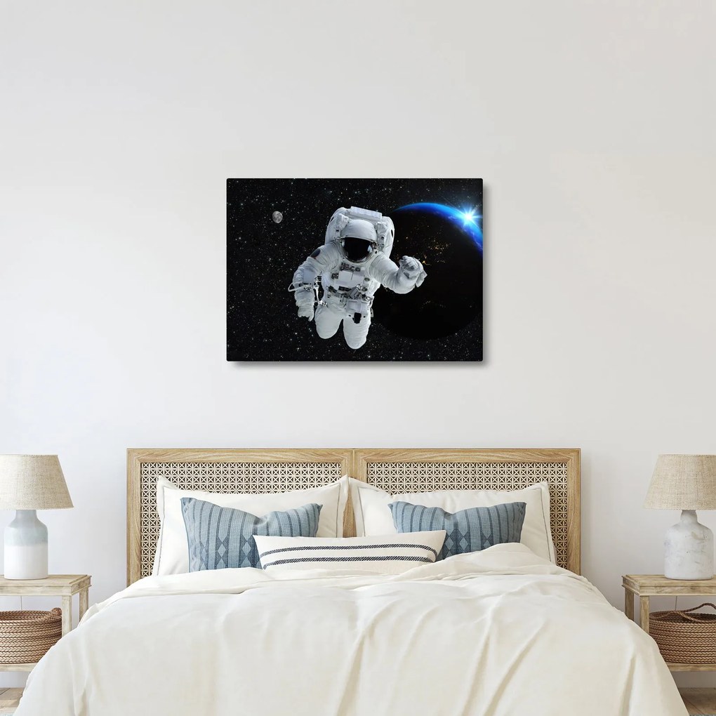 Tablou - Astronaut în Cosmos (70x50 cm)