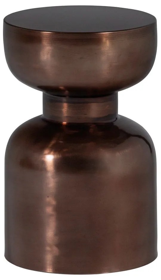 Măsuță auxiliară rotundă din metal ø 30 cm Frits – WOOOD