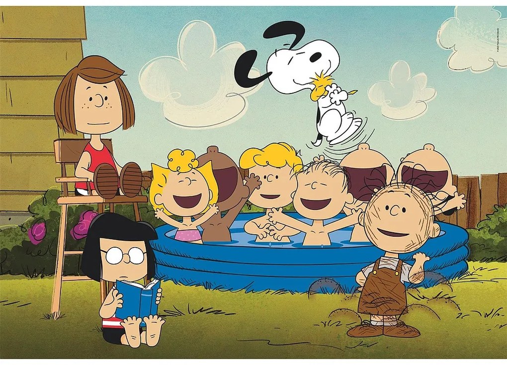 Snoopy Pool Party Puzzle Clementoni de 104 piese