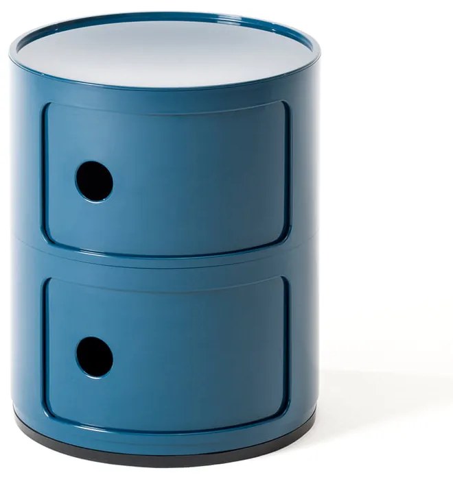 Masă cu spațiu de depozitare, Componibili 4966, 2 spații de depozitare, mai multe culori Culoare: albastru