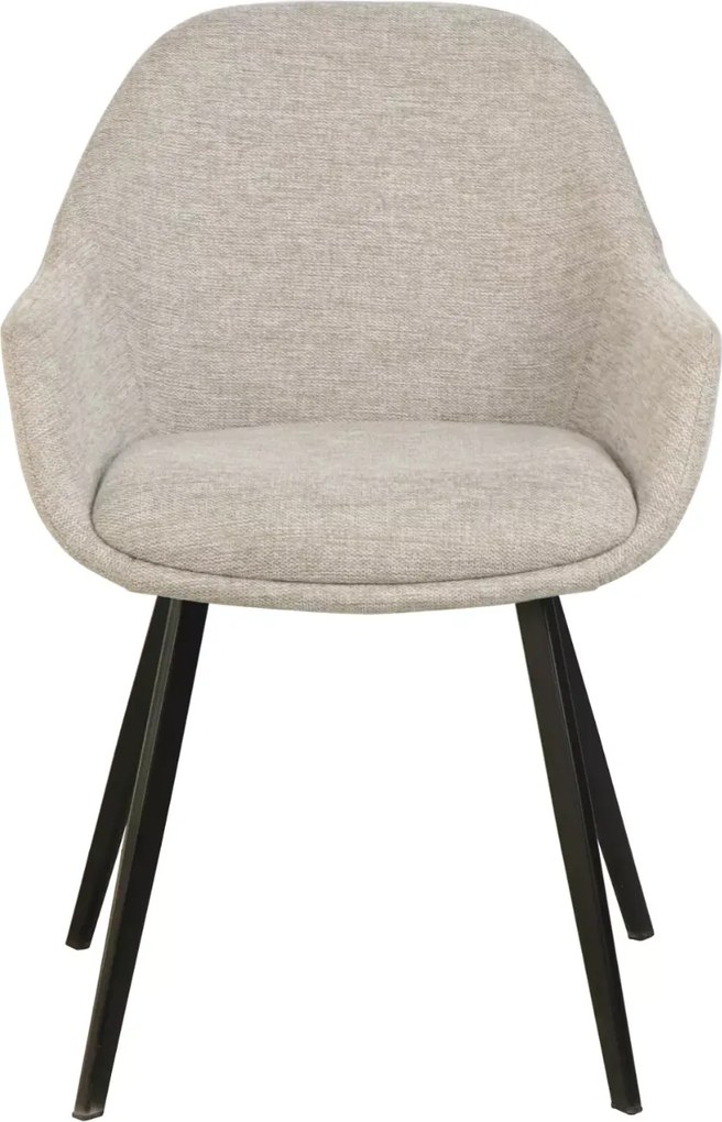 Scaun de dining VINTO BREGO bej deschis