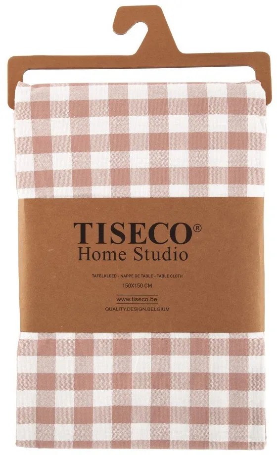 Față de masă din bumbac 150x150 cm Gingham – Tiseco Home Studio