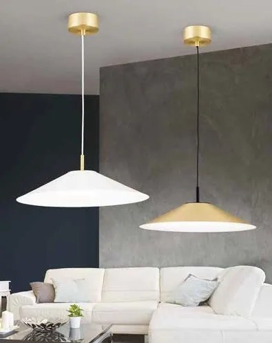 Lustra LED diamabila, Pendul metalic GOURMET Brushed Brass