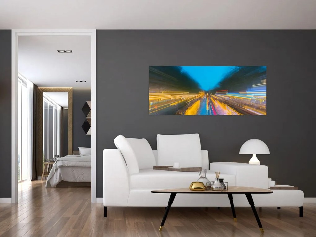 Tablou - Pictură abstractă (120x50 cm)