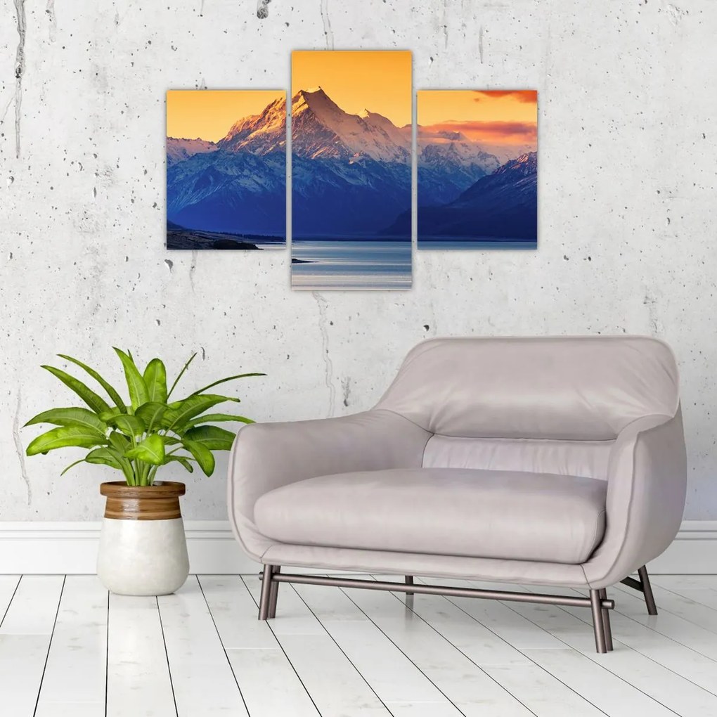 Tablou - Lacul Pukaki (90x60 cm)