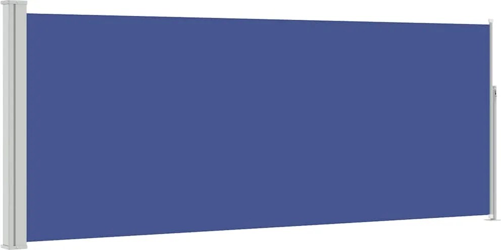 vidaXL Copertină laterală retractabilă, albastru, 120x300 cm
