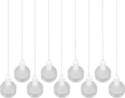 Trio - Candelabru suspendat pe cablu MELA 9xE14/25W/230V, alb