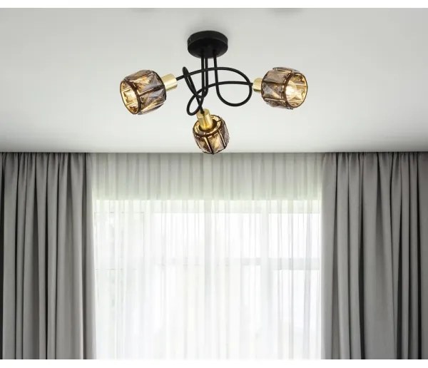 Lustră aplicată INDIANA 3xE14/40W/230V Globo 54357-3B