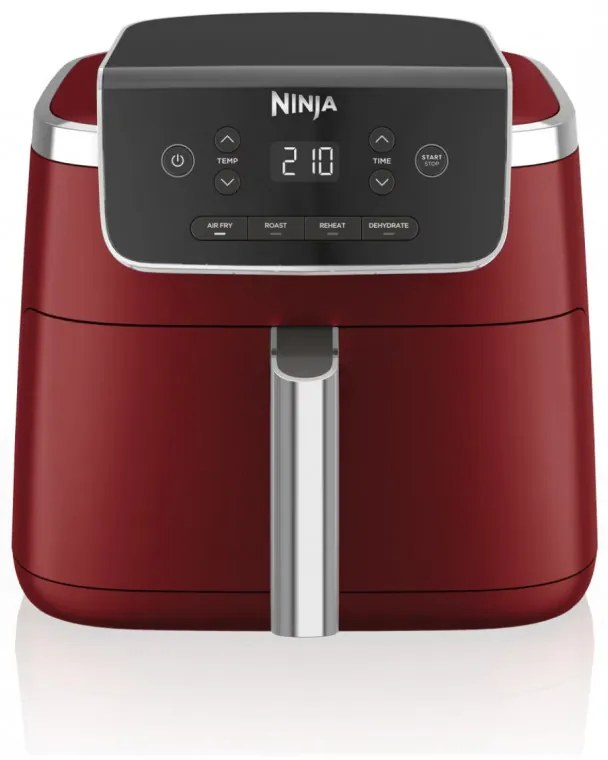 Friteuza cu aer cald Ninja AF140EUCM PRO, 1750W, 4.7 L, 40-240°C, 4 programe, Timer, AirCrisp, Acoperire antiaderenta, Bordeaux