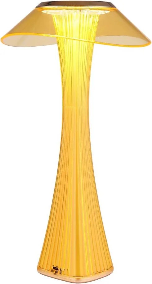 Globo 21025A-LED Lampă de masă reîncărcabilă cu dimmer AMBRA LED/2,5W/3,7V 2700K/4500K/6500K auriu