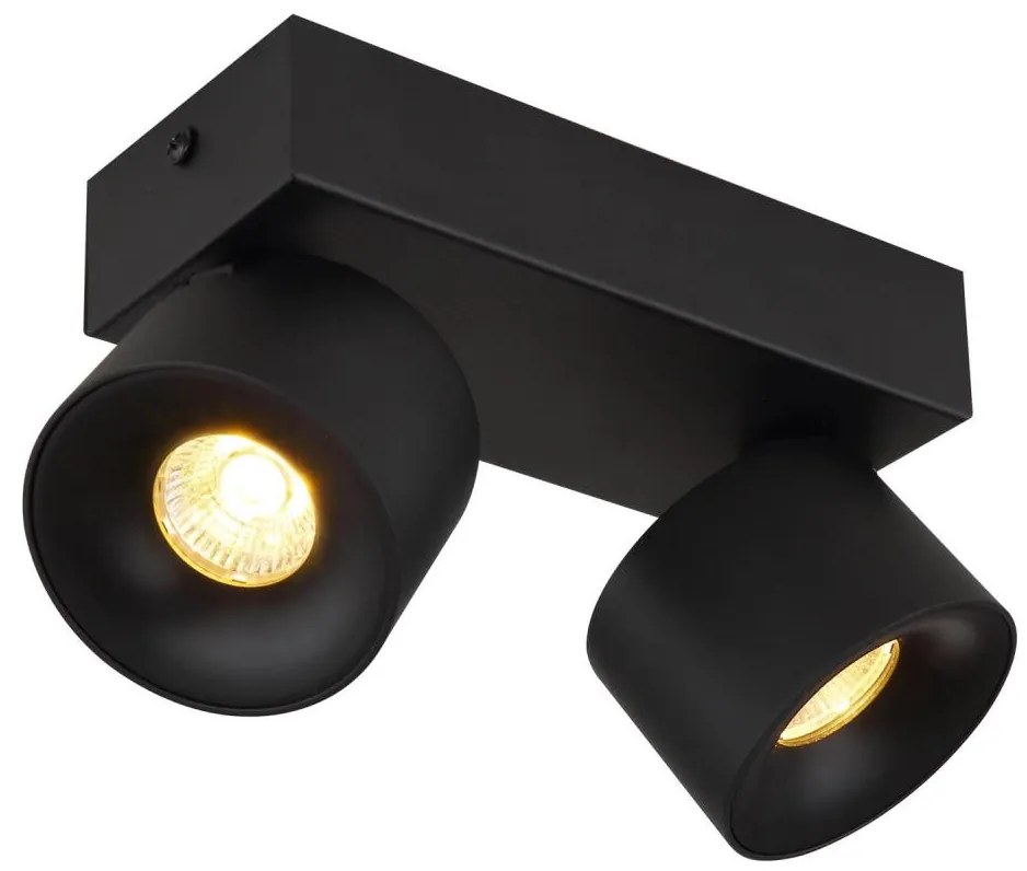 Spot LED Globo 56961-2B RAE 2xLED/6W/230V negru