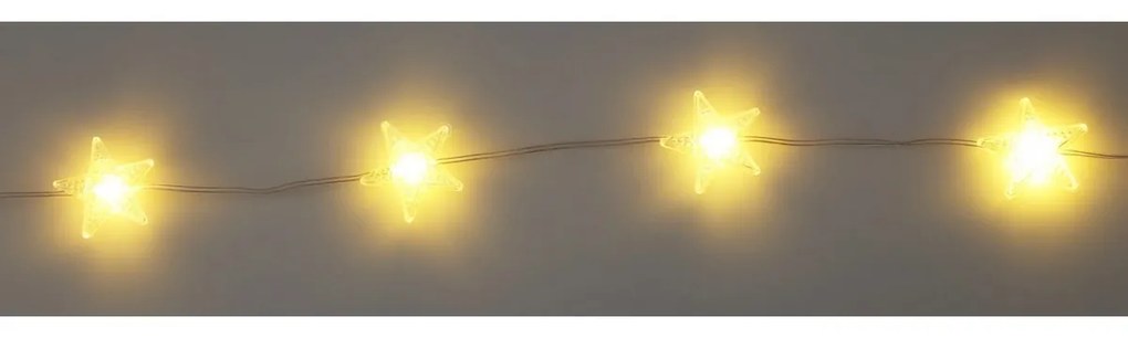 Lanț de Crăciun cu LED-uri Stars and wires 100LED-uri, 12,9 m