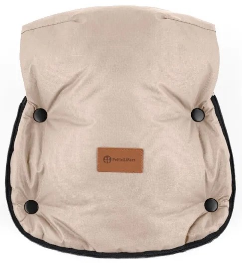 SET sac pentru cărucior 4 în 1 PETITE&MARS COMFY + mănuși pentru cărucior Rose Petal