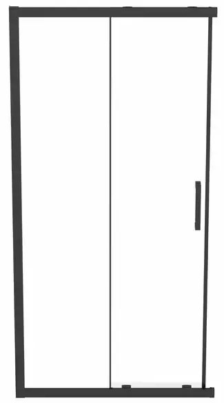 Usa glisanta cu segment fix 100 cm negru mat Ideal Standard Connect 2 K9262V3