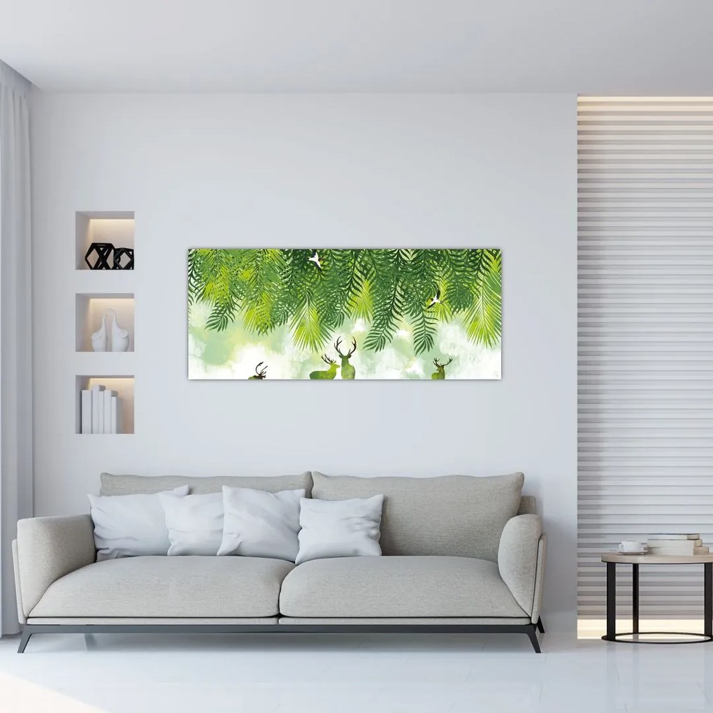 Tablou - Ceb în pădure (120x50 cm)