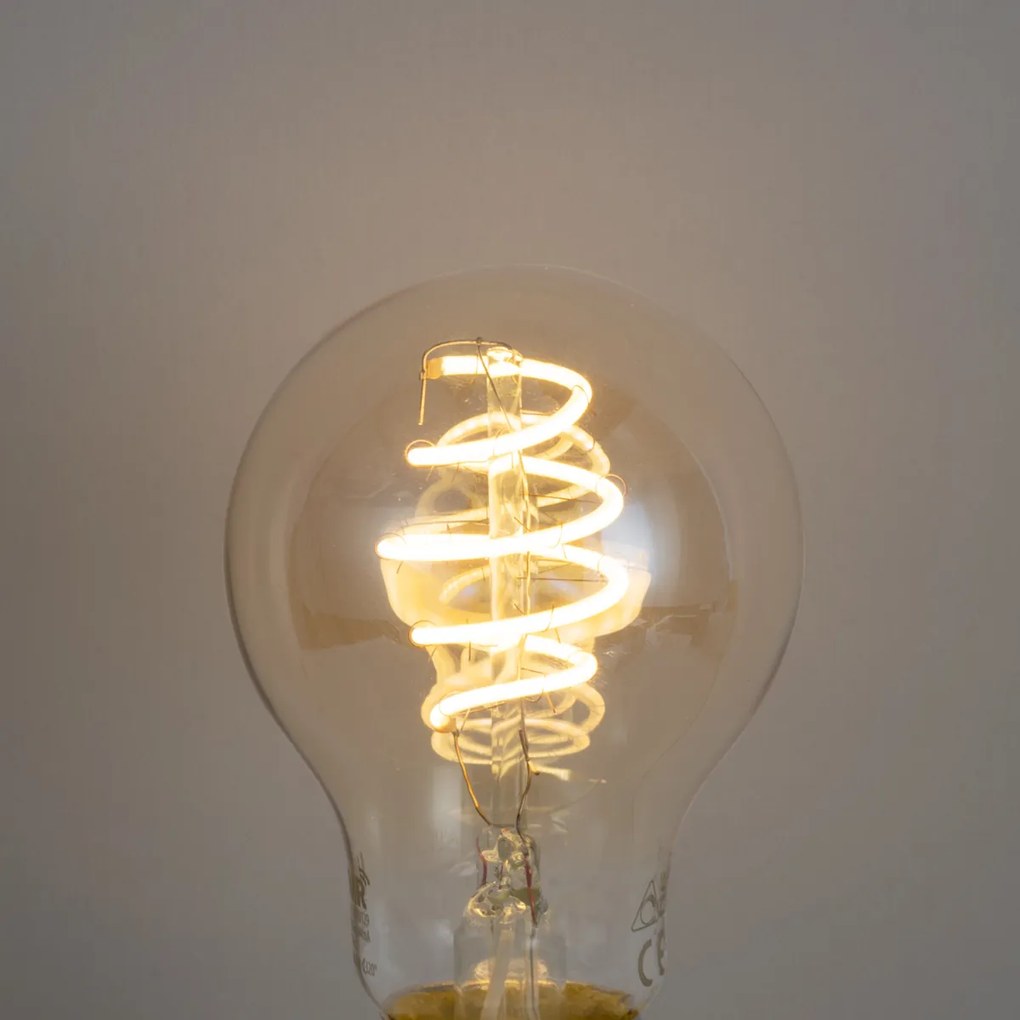 Set 5 becuri Becuri LED inteligente E27 reglabile A60 chihlimbar 4.9W 320lm 2500K