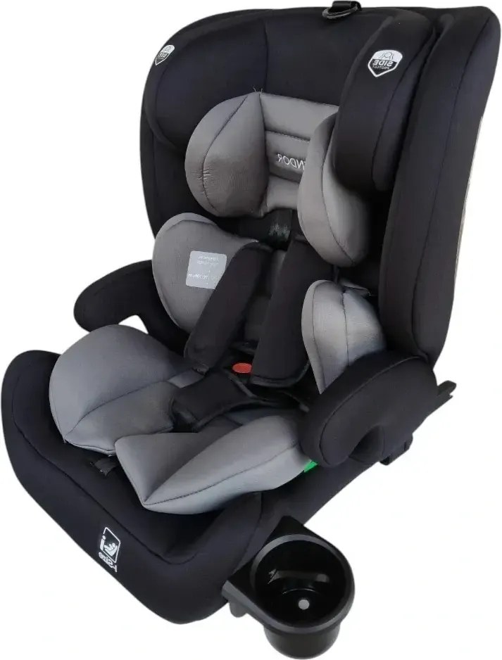 Scaun auto ISOFIX + Top Tether NOVOKIDS Splend'or Edition HC-02S, R129 i-Size, 76-150 cm, Grupa 1/2/3, Negru